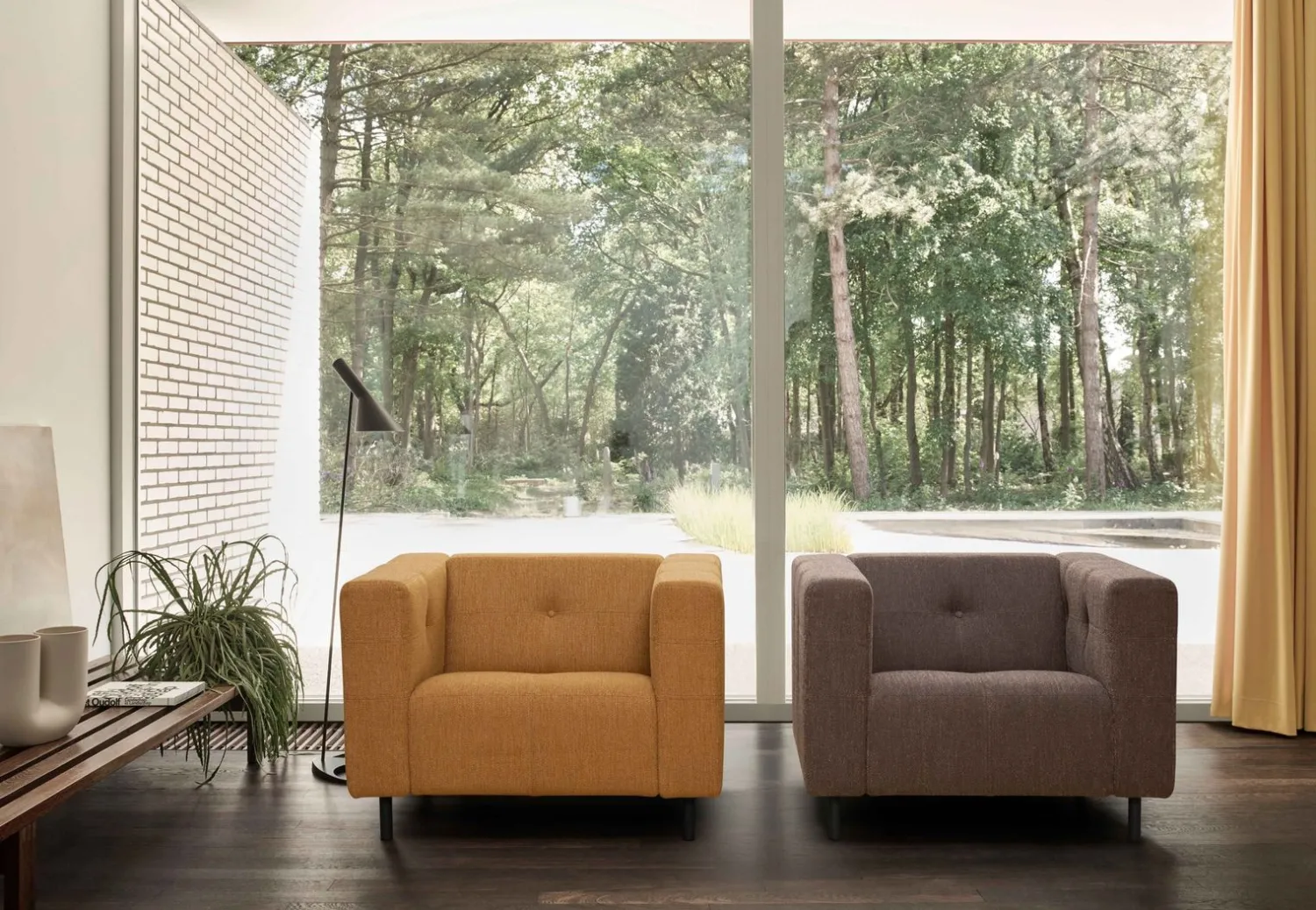 Design Fauteuils-Gelderland 6111 Fauteuil Bruin