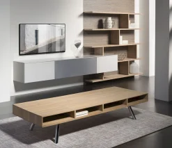 Boekenkasten|Opbergkasten-Interstar 217-04 Opbergkast grijs
