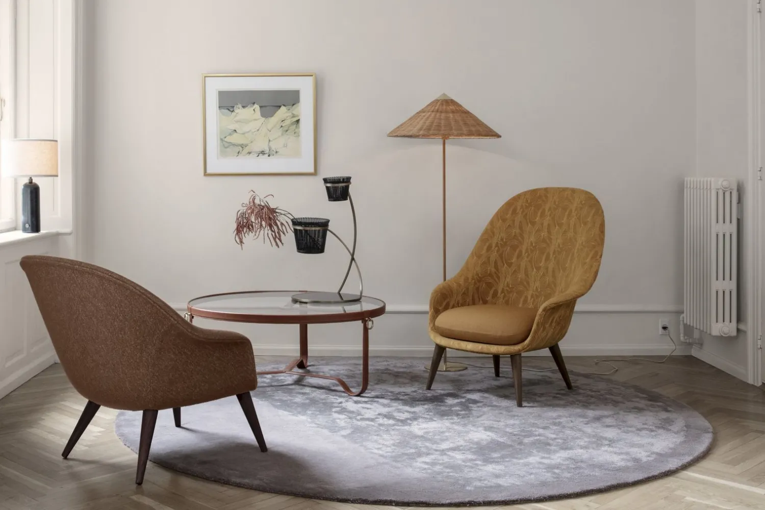 Vloerlampen|Vloerlampen-GUBI 9602 Vloerlamp Naturel
