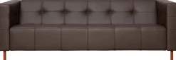 Zitbanken-Gelderland 6111 3-Zitsbank Bruin