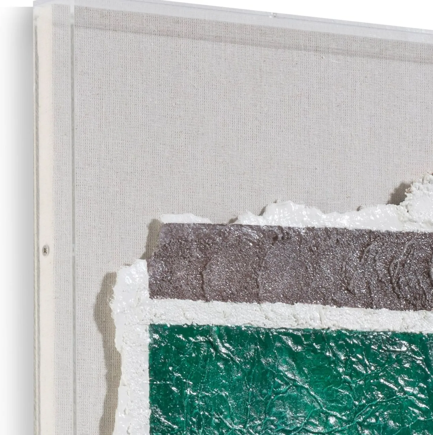 Wanddecoraties-COCO maison Abstract Parchment A Wanddecoratie Groen
