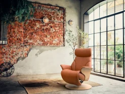 Leren Fauteuils|Relaxfauteuils-Stressless Adam Relaxfauteuil Mist