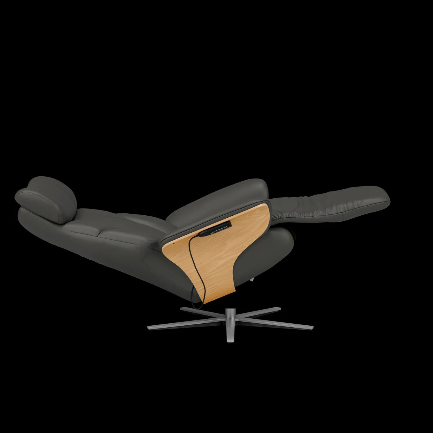 Leren Fauteuils|Relaxfauteuils-Stressless Adam Relaxfauteuil Mist