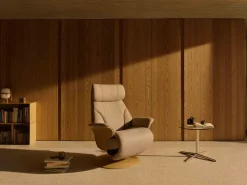 Leren Fauteuils|Relaxfauteuils-Stressless Adam Relaxfauteuil Mist