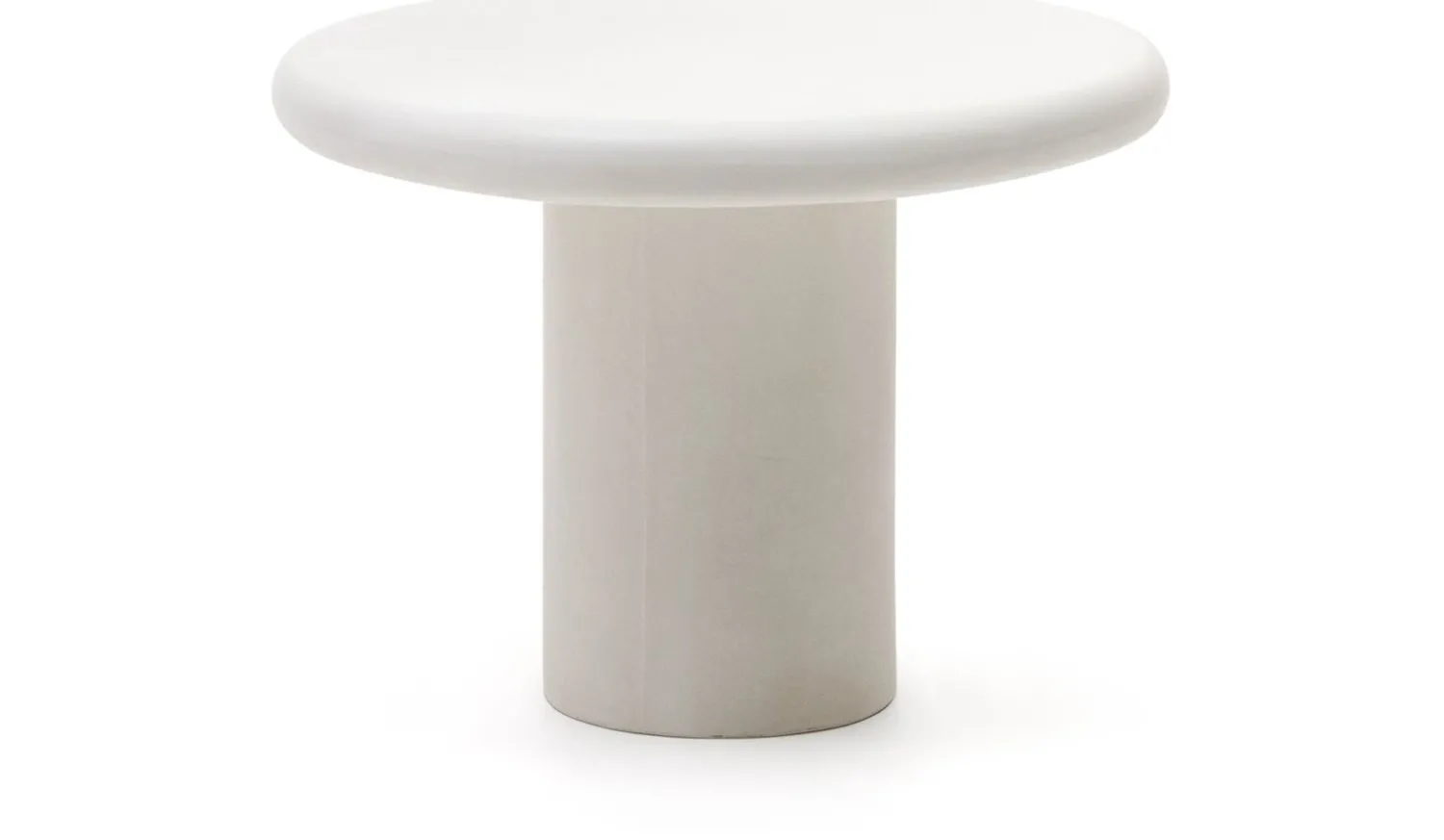 Tuintafels|Ronde Eettafels-Kave Home Addaia Eettafel Wit