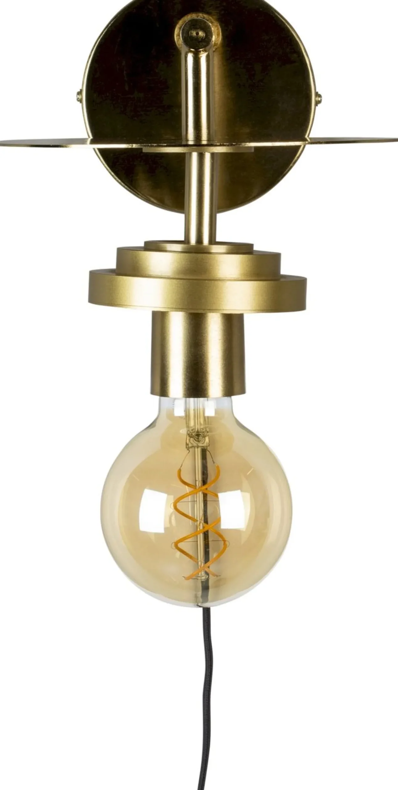 Wandlampen|Wandlampen-Dutchbone Aden Wandlamp Brass