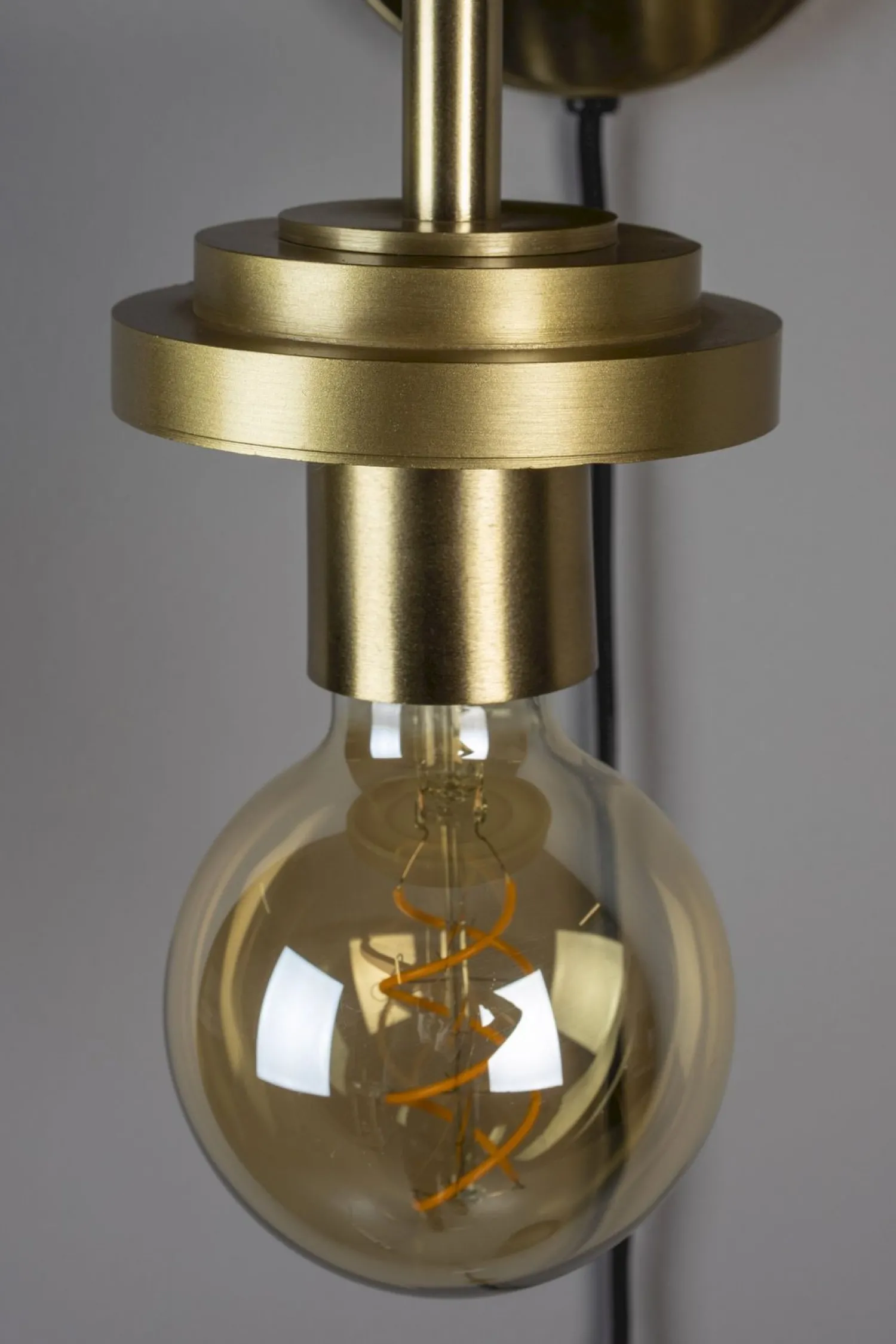 Wandlampen|Wandlampen-Dutchbone Aden Wandlamp Brass