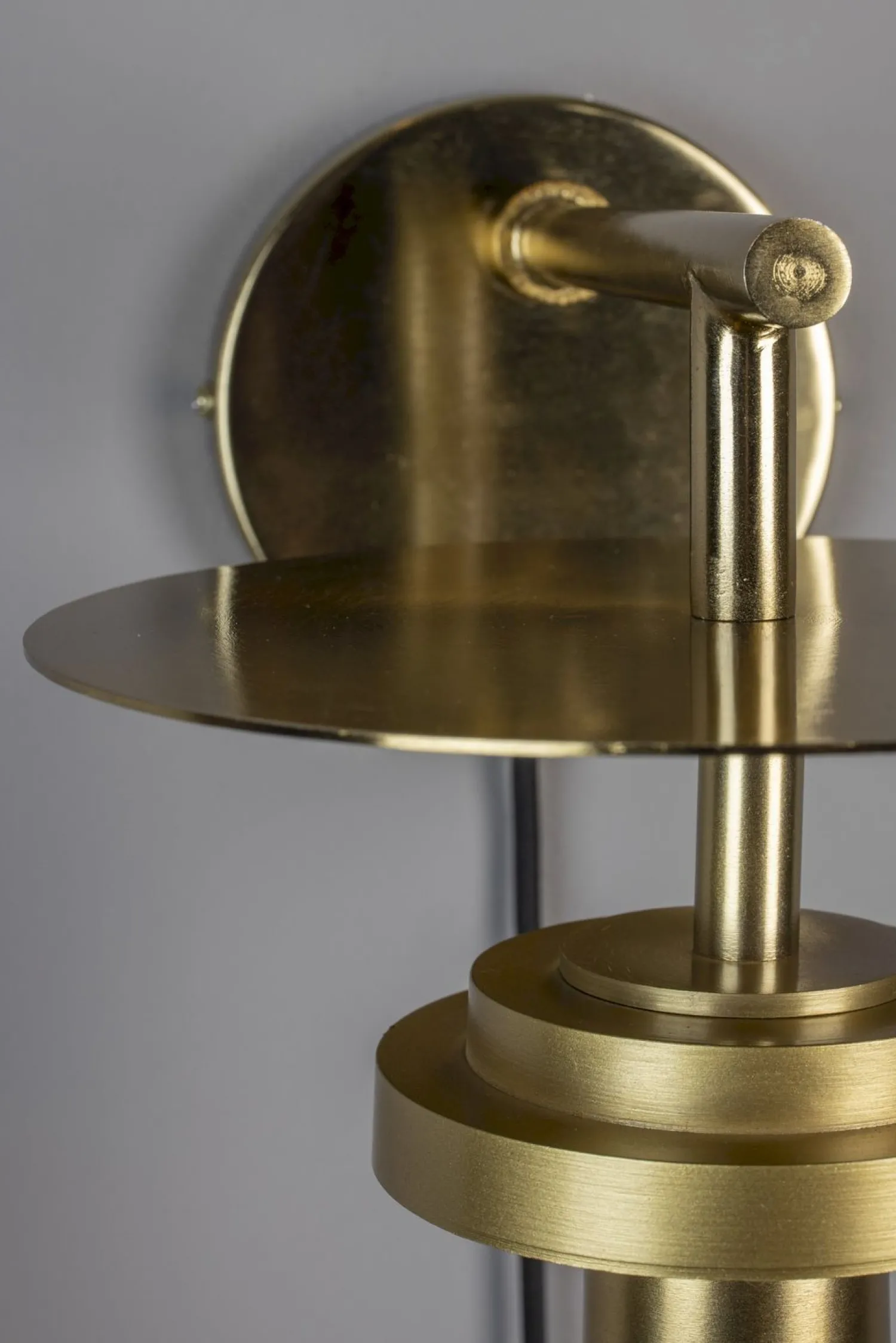 Wandlampen|Wandlampen-Dutchbone Aden Wandlamp Brass