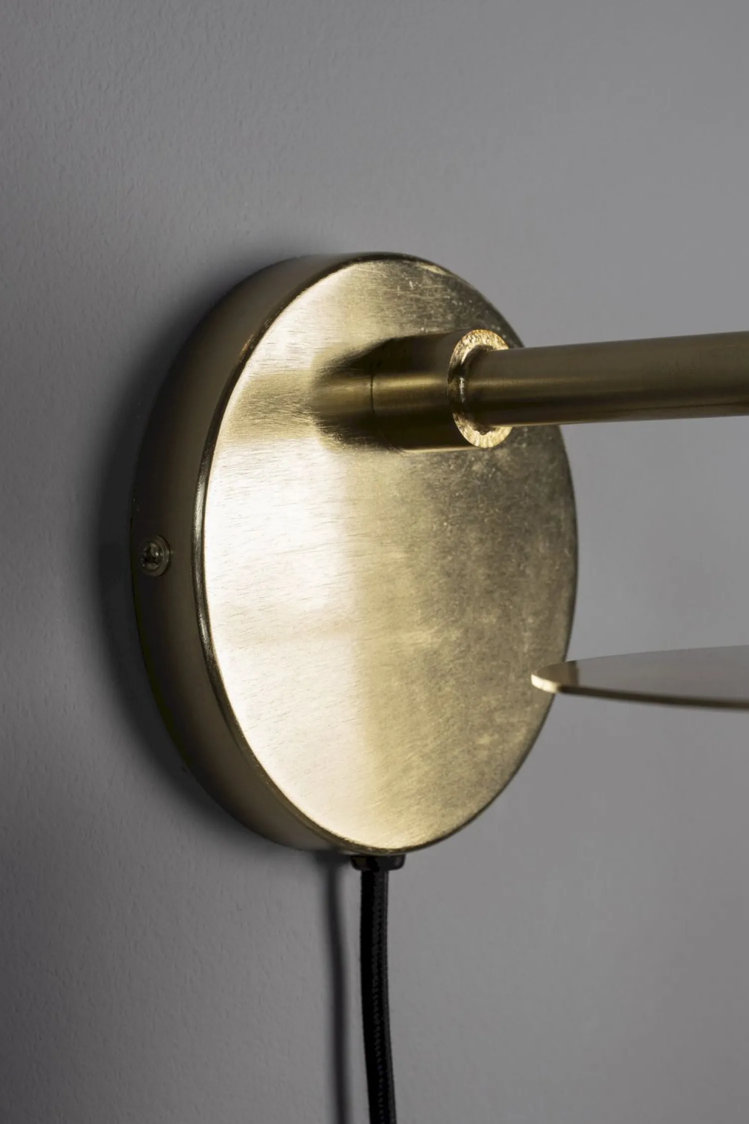 Wandlampen|Wandlampen-Dutchbone Aden Wandlamp Brass
