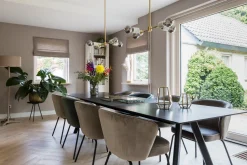 Eetkamerstoelen Zonder Armleuning-WOOOD Admit Eetkamerstoel Khaki