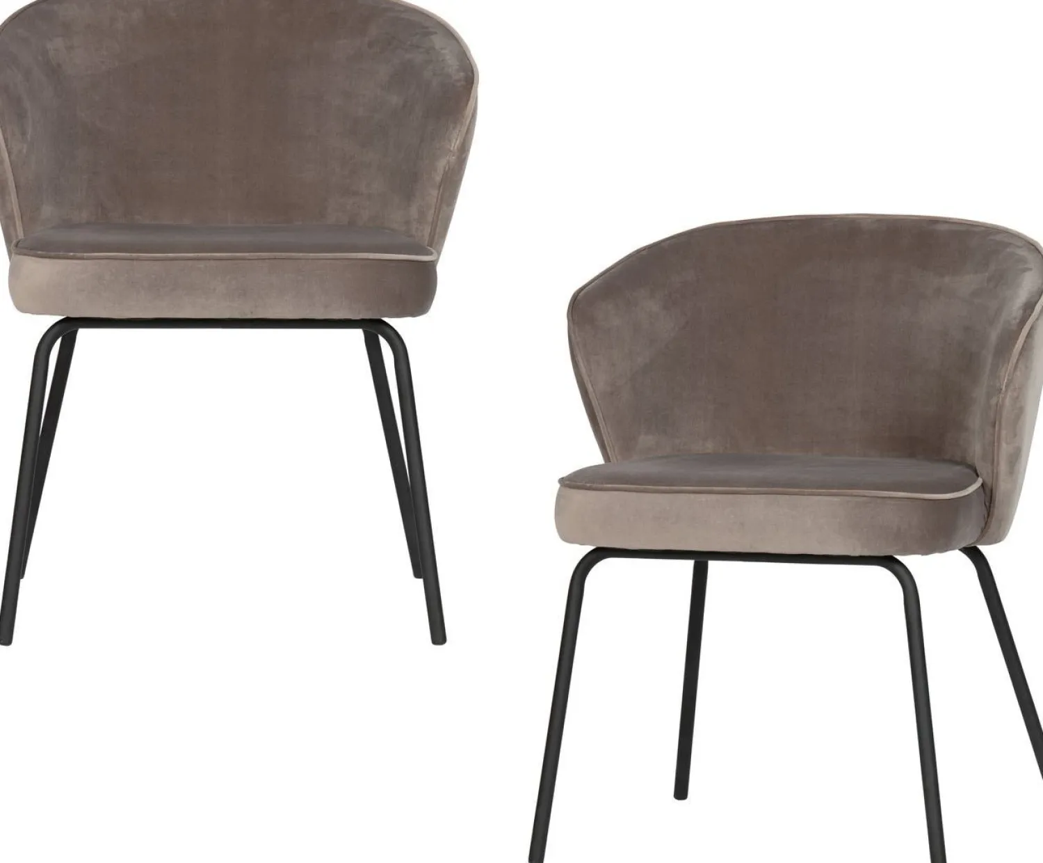 Eetkamerstoelen Zonder Armleuning-WOOOD Admit Eetkamerstoel Khaki