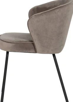 Eetkamerstoelen Zonder Armleuning-WOOOD Admit Eetkamerstoel Khaki