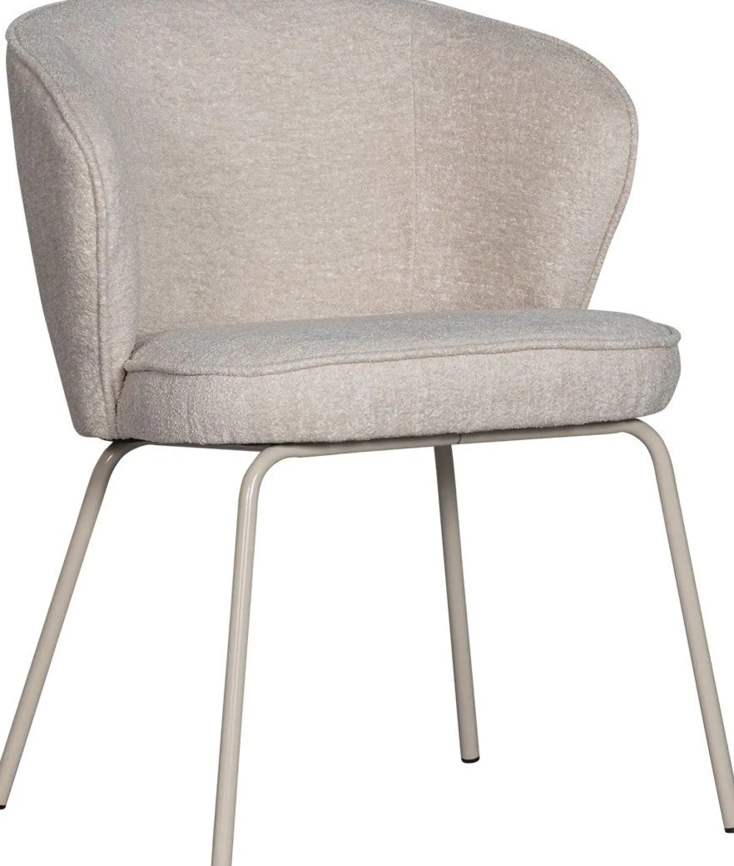 Eetkamerstoelen Met Armleuning-WOOOD Admit Eetkamerstoel Pebble