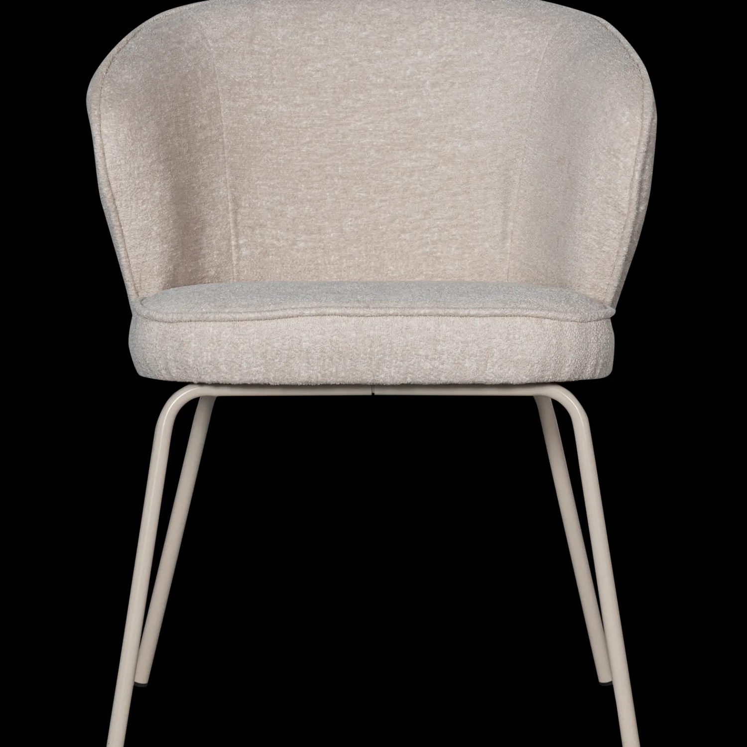 Eetkamerstoelen Met Armleuning-WOOOD Admit Eetkamerstoel Pebble