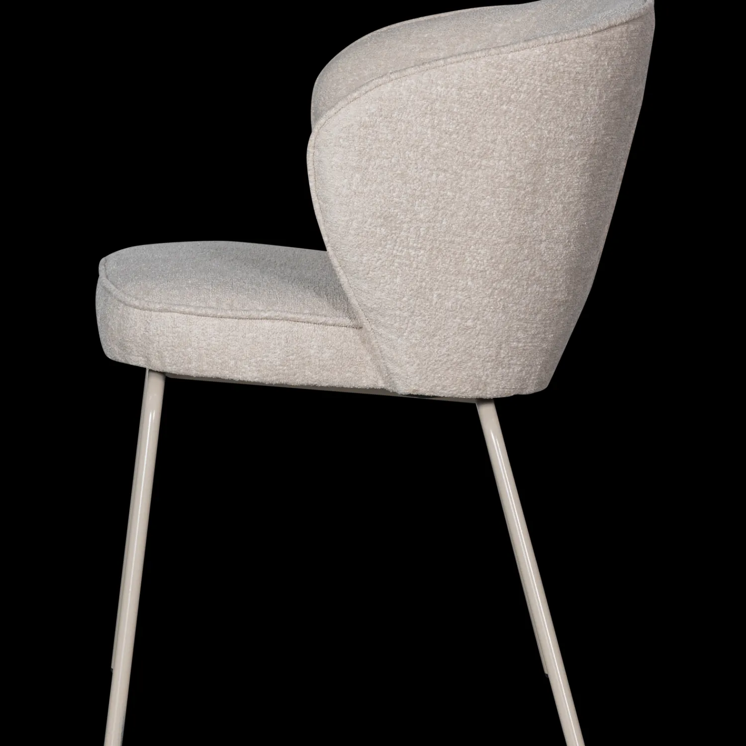 Eetkamerstoelen Met Armleuning-WOOOD Admit Eetkamerstoel Pebble