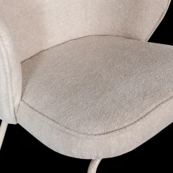 Eetkamerstoelen Met Armleuning-WOOOD Admit Eetkamerstoel Pebble