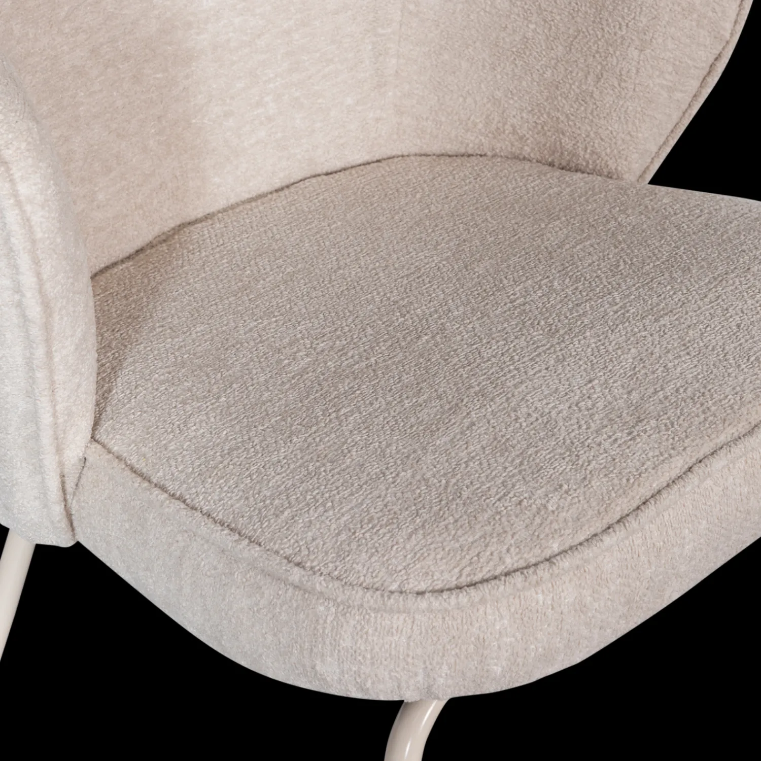 Eetkamerstoelen Met Armleuning-WOOOD Admit Eetkamerstoel Pebble