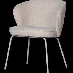 Eetkamerstoelen Met Armleuning-WOOOD Admit Eetkamerstoel Pebble