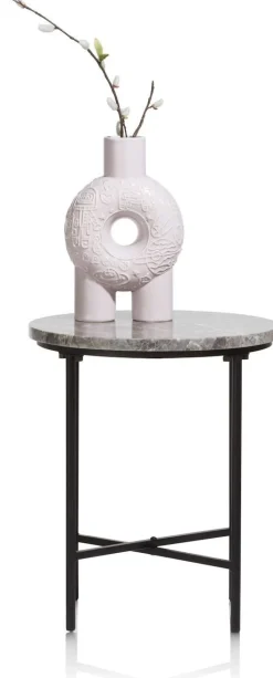 Ronde Bijzettafels-COCO maison Adrian Bijzettafel Grijs
