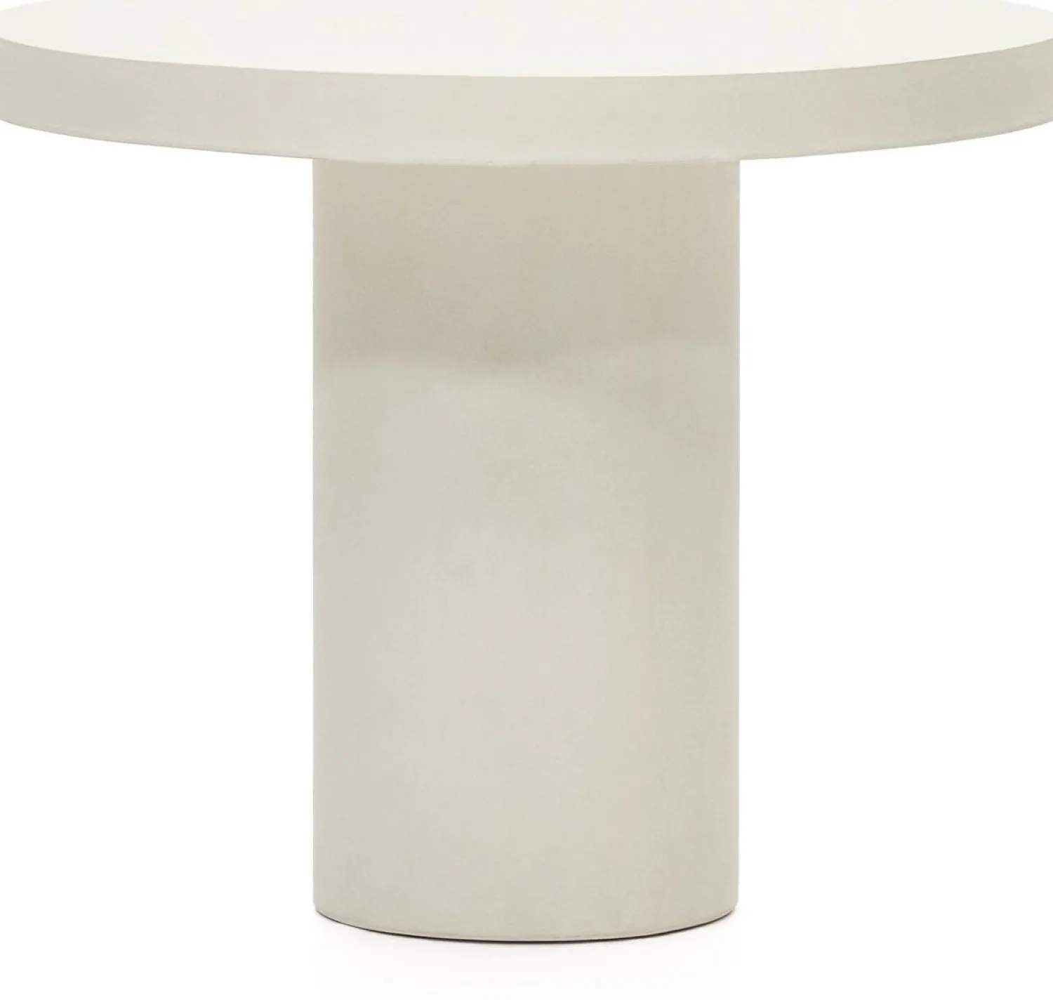 Tuintafels|Ronde Eettafels-Kave Home Aiguablava S Tuintafel Wit