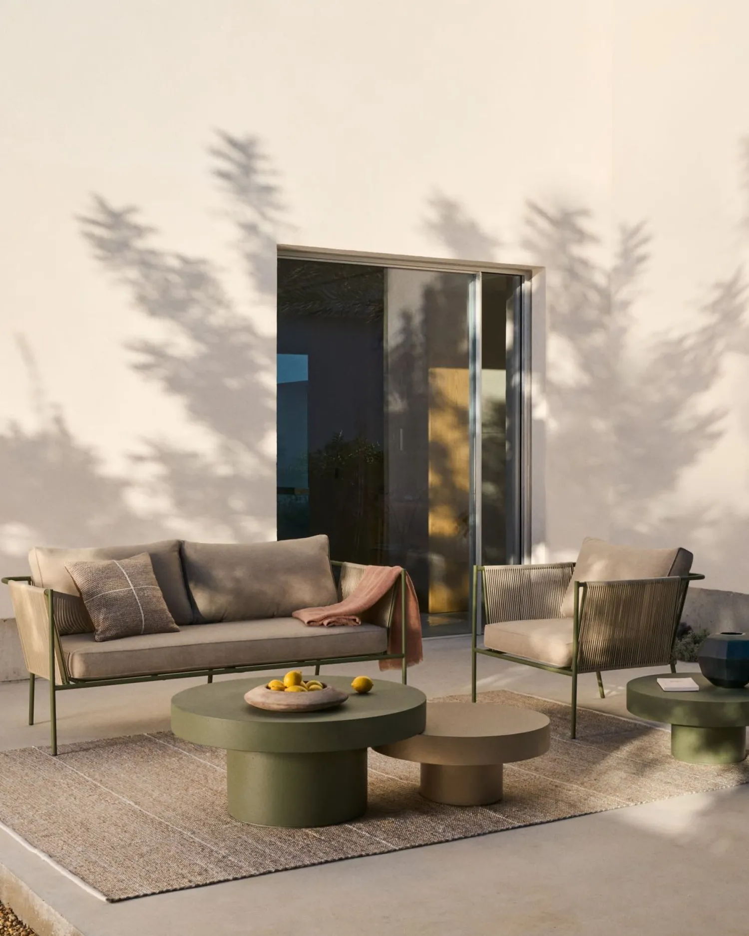 Tuintafels-Kave Home Aiguablava Salontafel Beige