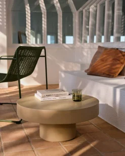 Tuintafels-Kave Home Aiguablava Salontafel Beige