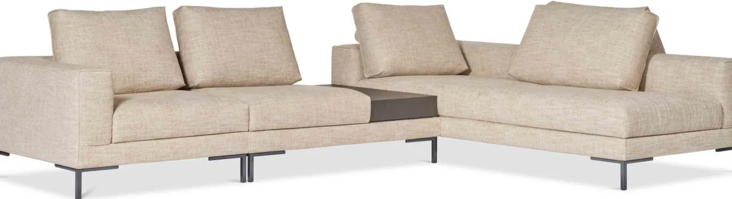 Hoekbanken-Design on Stock Aikon Lounge 24 Hoekbank Beige