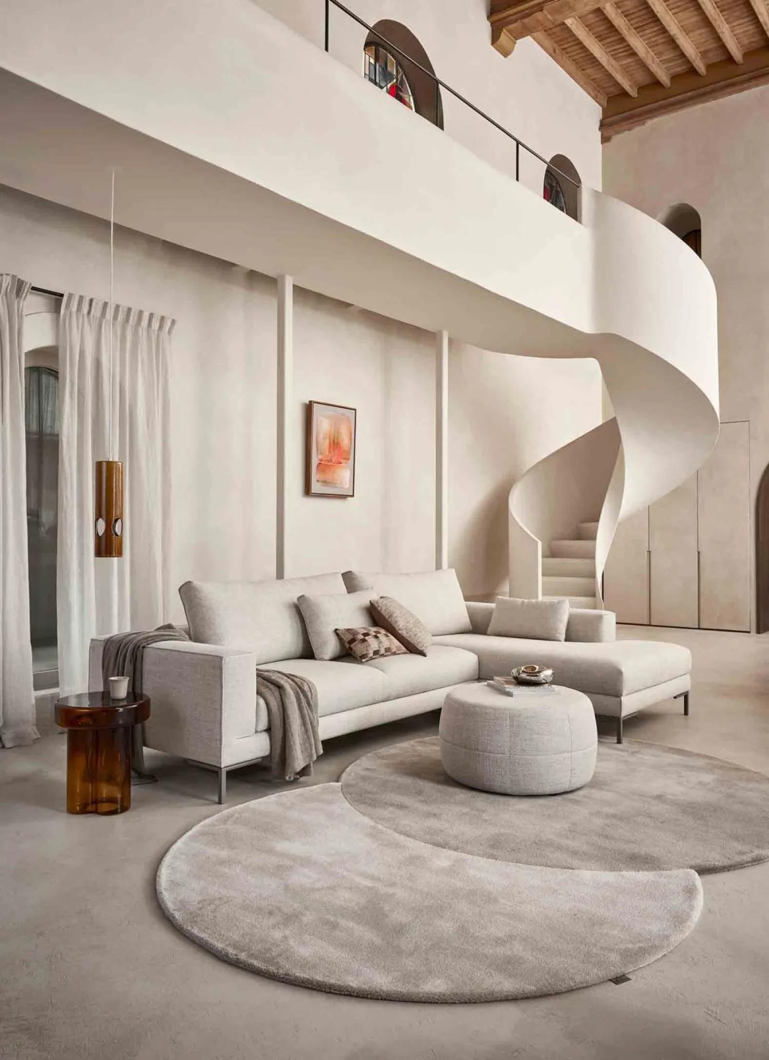 Hoekbanken-Design on Stock Aikon Lounge 24 Hoekbank Beige