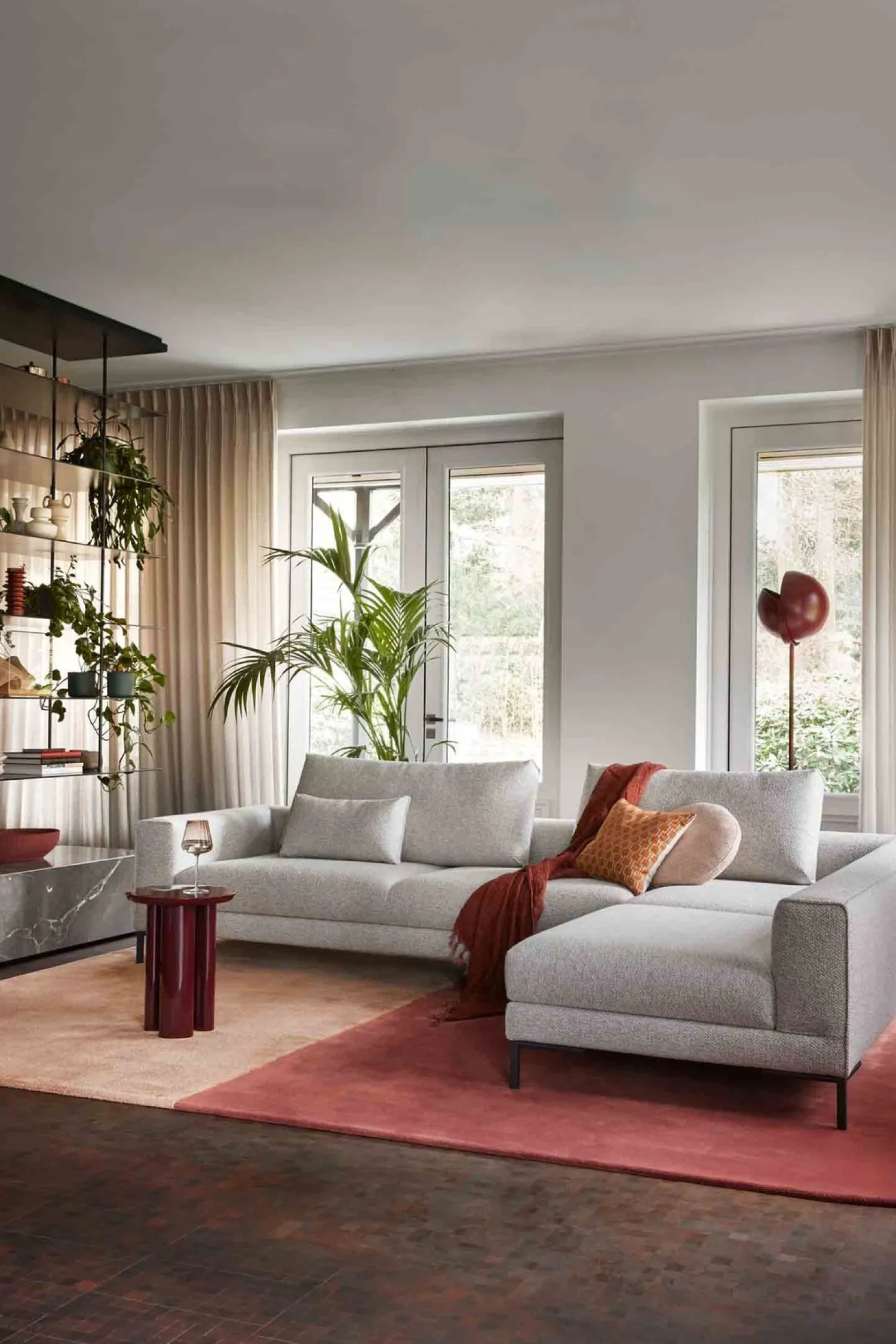 Hoekbanken-Design on Stock Aikon Lounge 24 Hoekbank Beige