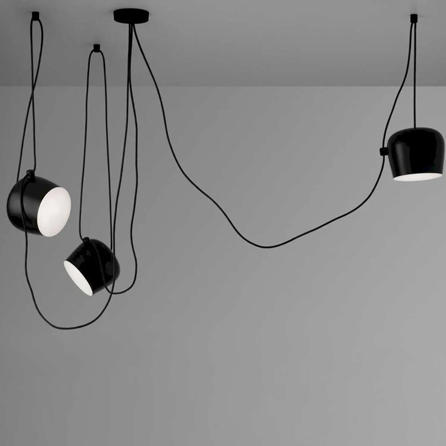 Moderne Hanglampen|Moderne Hanglampen-Flos Aim Hanglamp zwart