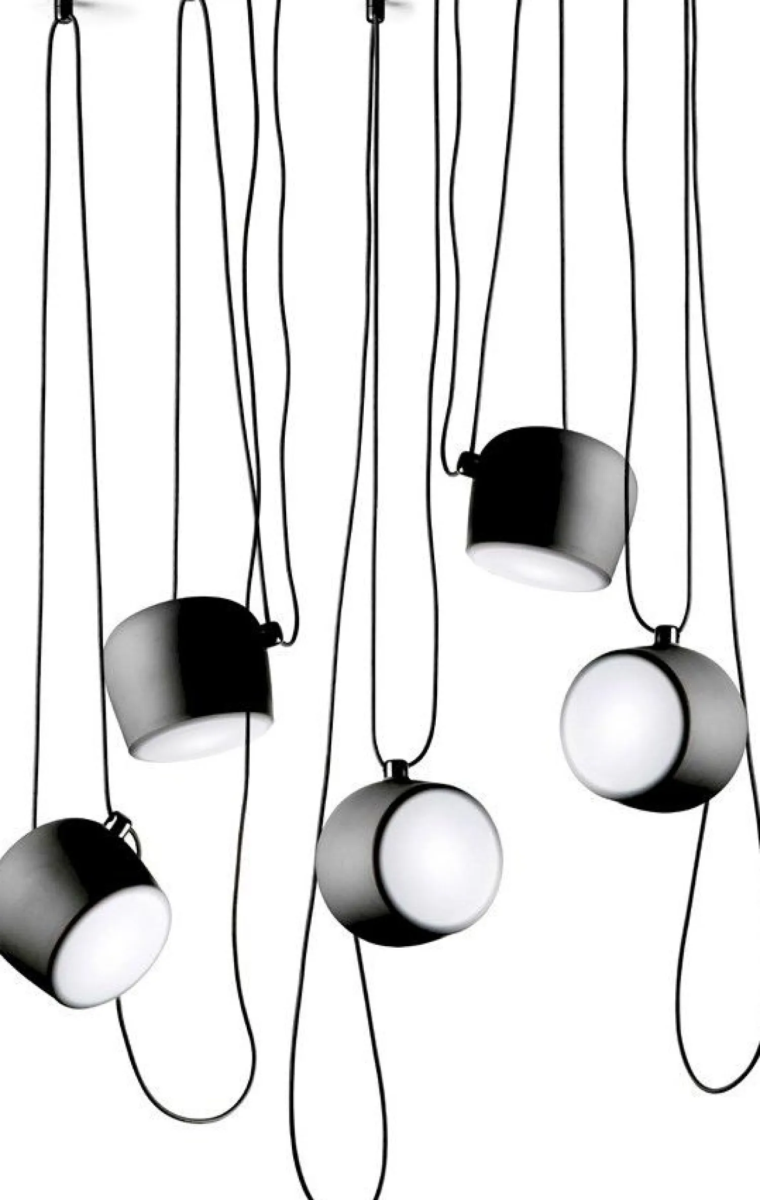 Moderne Hanglampen|Moderne Hanglampen-Flos Aim Hanglamp zwart