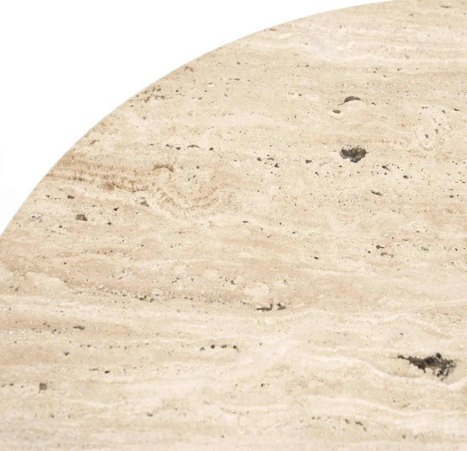 Ronde Bijzettafels-Eleonora Aime Bijzettafel Beige