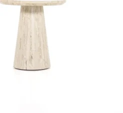 Ronde Bijzettafels-Eleonora Aime Bijzettafel Beige
