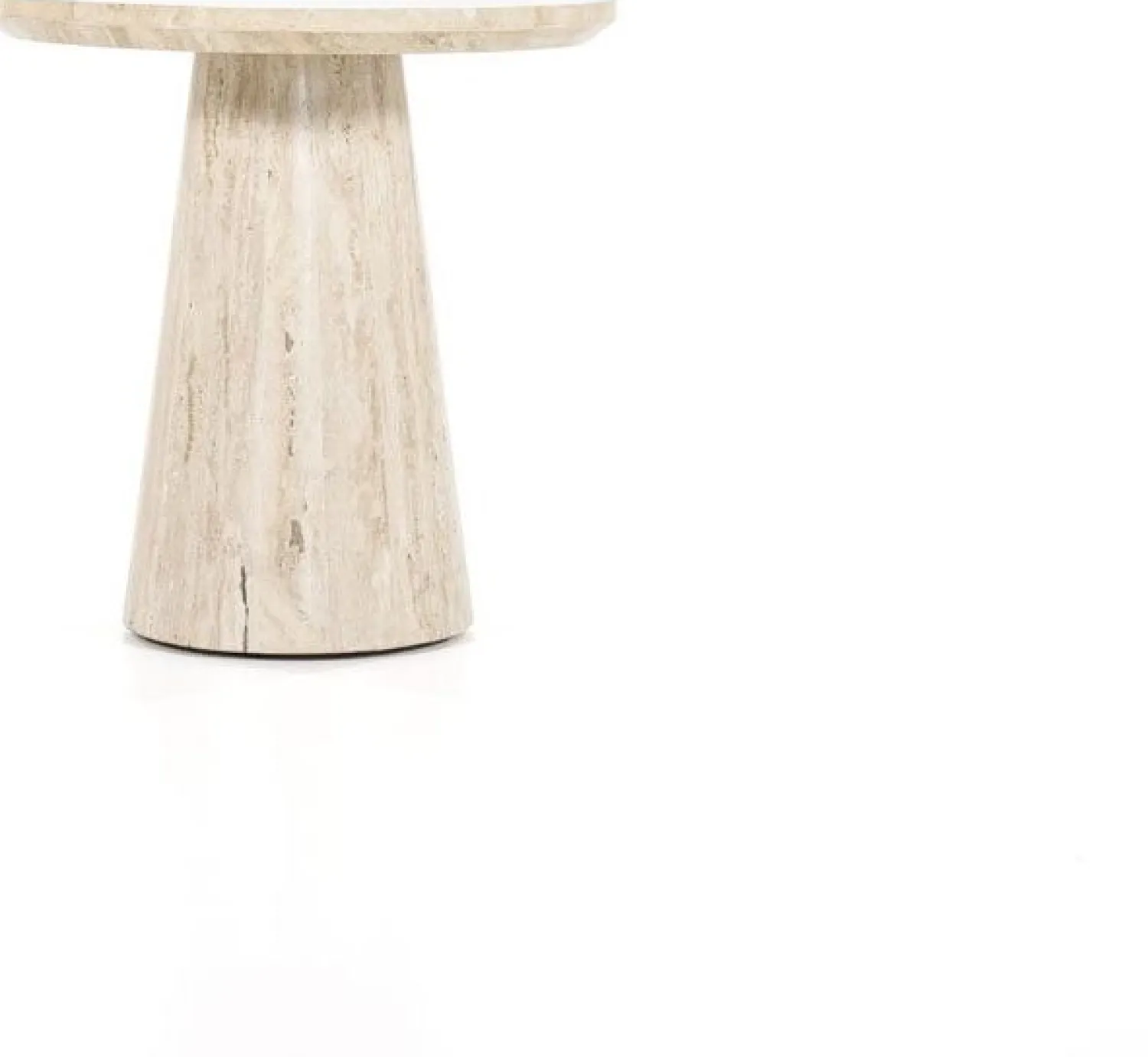 Ronde Bijzettafels-Eleonora Aime Bijzettafel Beige
