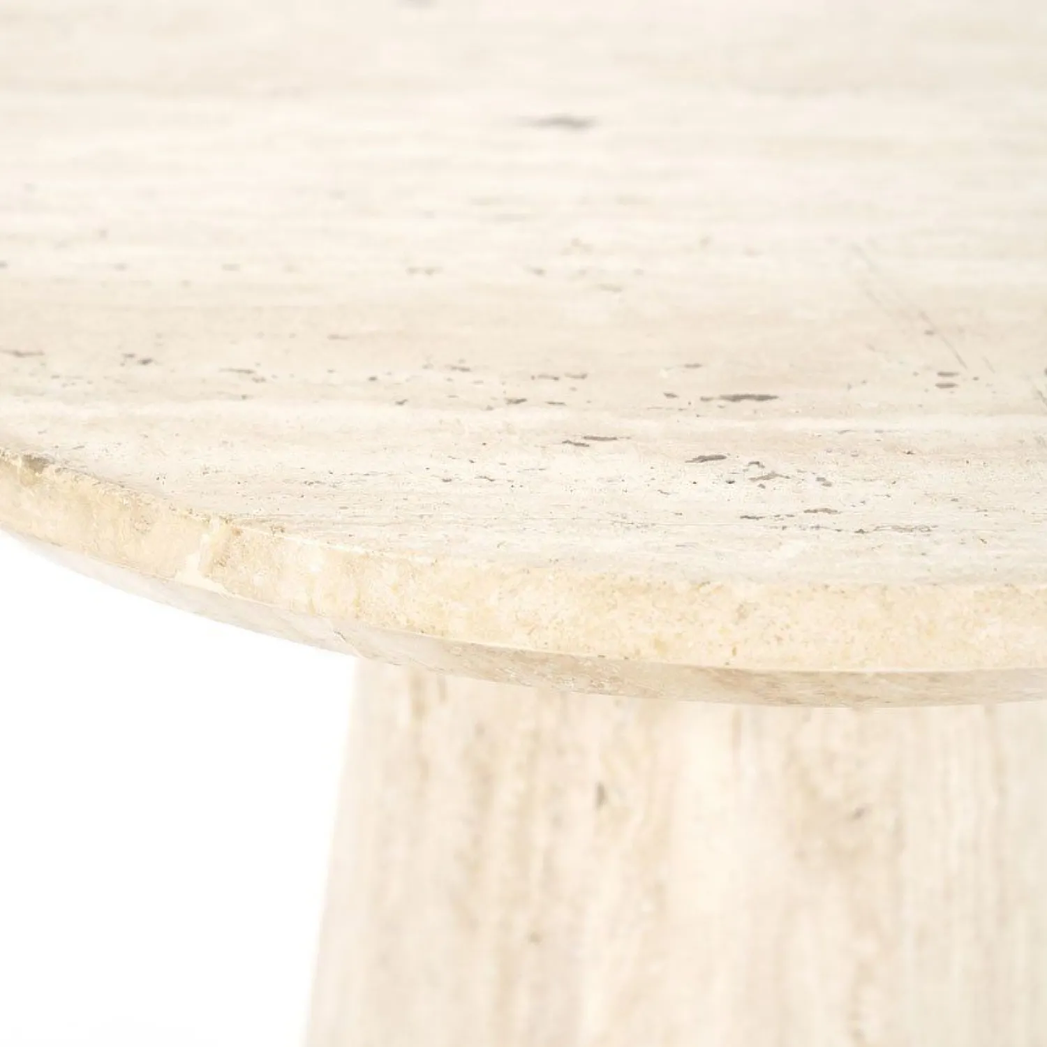 Ronde Bijzettafels-Eleonora Aime Bijzettafel Beige