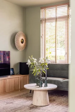 Ronde Salontafels-Eleonora Aime Salontafel Beige