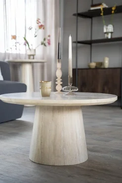 Ronde Salontafels-Eleonora Aime Salontafel Beige