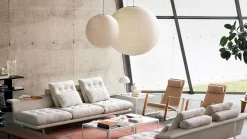 Design Hanglampen|Design Hanglampen-Vitra Akari 45A Hanglamp Wit