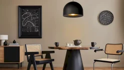 Moderne Hanglampen|Moderne Hanglampen-Lucide Akron Hanglamp Zwart