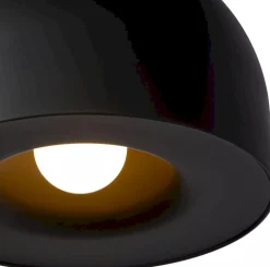 Moderne Hanglampen|Moderne Hanglampen-Lucide Akron Hanglamp Zwart