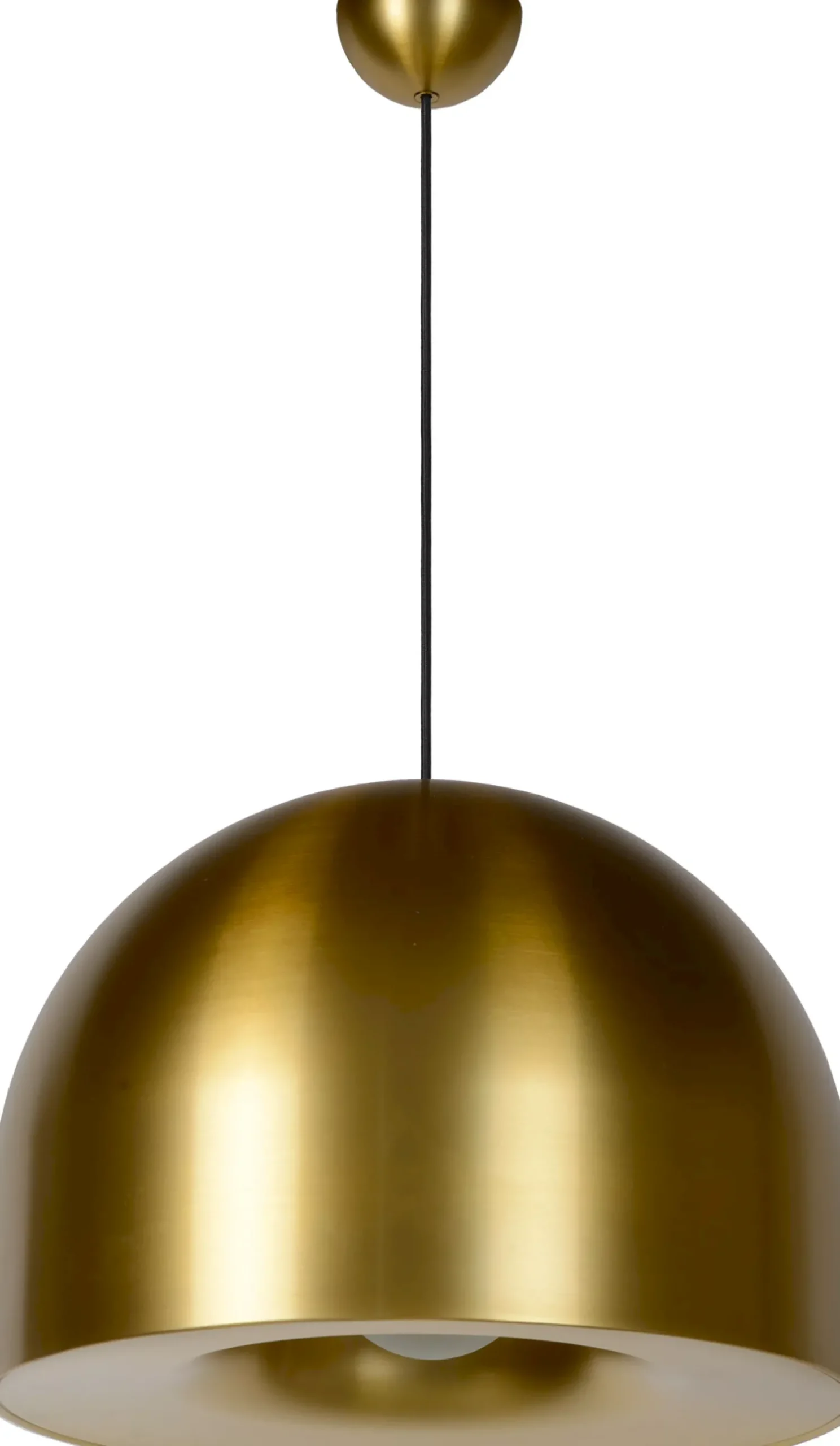 Hanglampen|Hanglampen-Lucide Akron Hanglamp Goud Messing