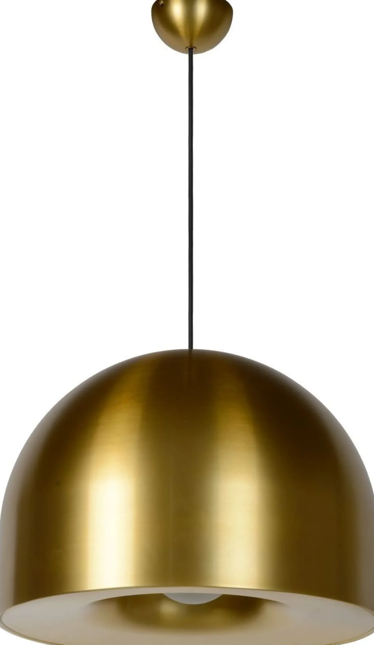 Hanglampen|Hanglampen-Lucide Akron Hanglamp Goud Messing