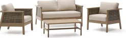 Loungesets-Kave Home Alabe Loungeset Naturel, Beige