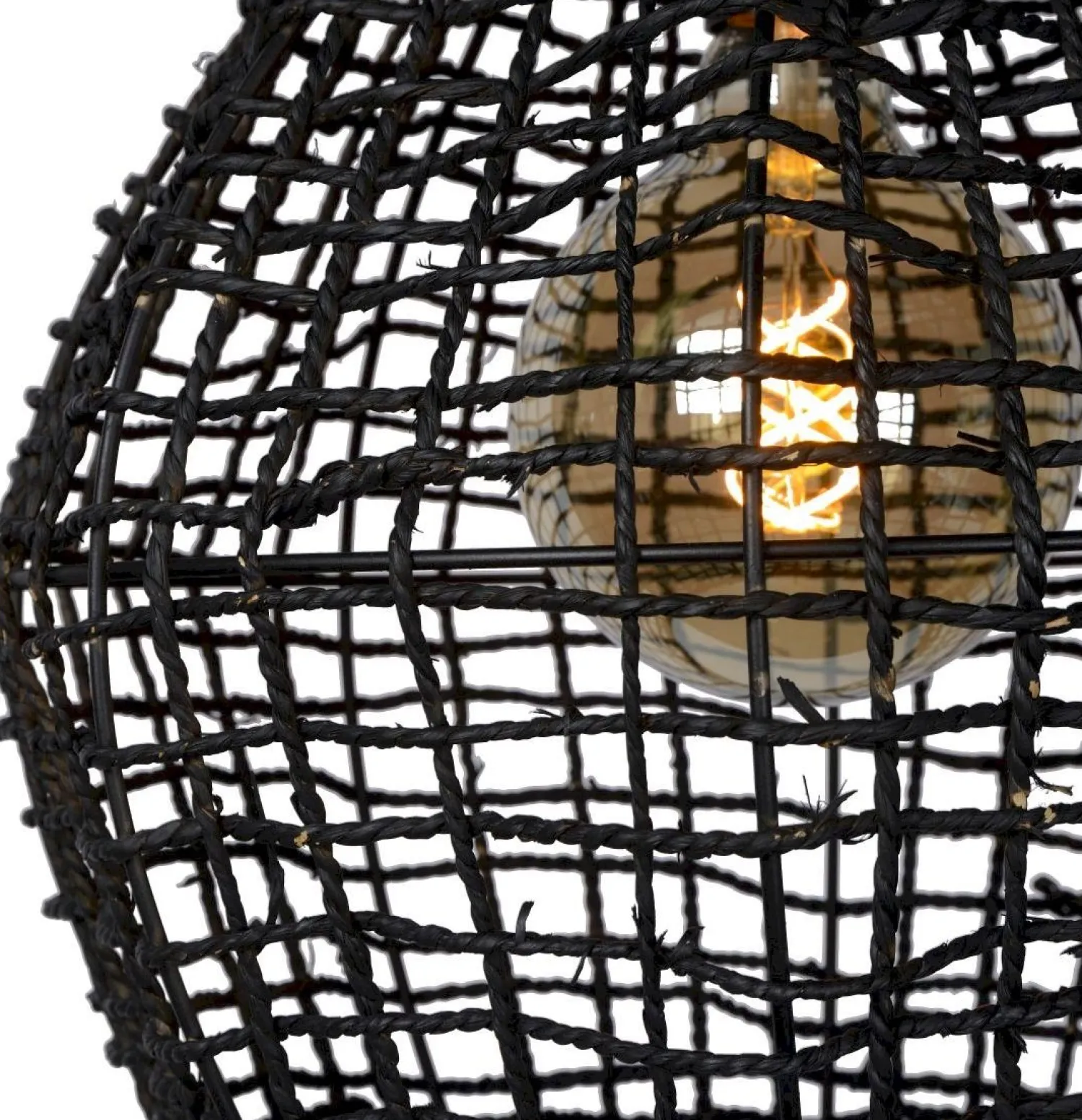 Hanglampen|Hanglampen-Lucide Alban Hanglamp Zwart