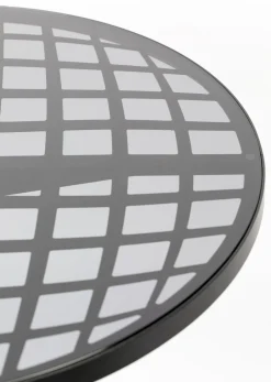 Ronde Bijzettafels-Zuiver Albert Garden Bijzettafel Black