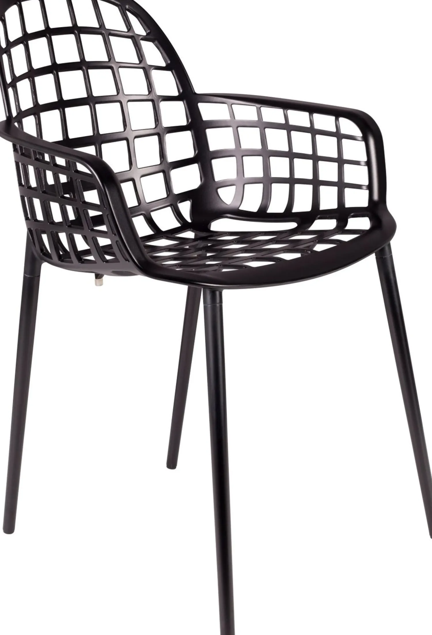 Tuinstoelen|Kuipstoelen-Zuiver Albert Kuip Garden (set van 2) Eetkamerstoel Black