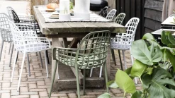 Tuinstoelen|Kuipstoelen-Zuiver Albert Kuip Garden (set van 2) Eetkamerstoel Black