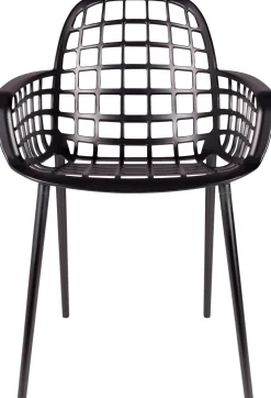 Tuinstoelen|Kuipstoelen-Zuiver Albert Kuip Garden (set van 2) Eetkamerstoel Black