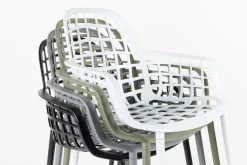 Tuinstoelen|Kuipstoelen-Zuiver Albert Kuip Garden (set van 2) Eetkamerstoel Black