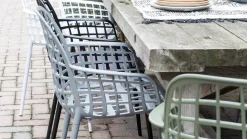 Tuinstoelen|Kuipstoelen-Zuiver Albert Kuip Garden (set van 2) Eetkamerstoel Light Grey